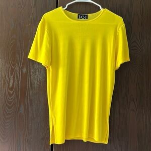 I.C.I bright yellow Jersey top